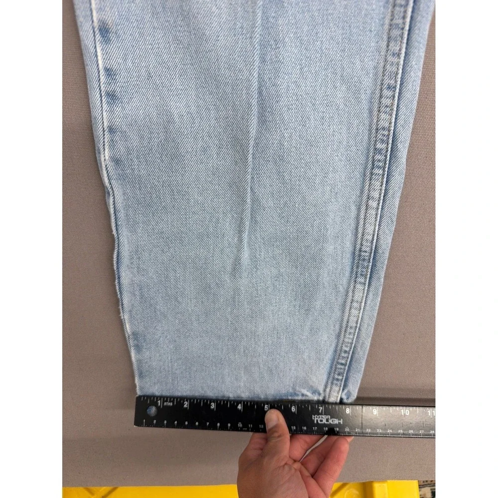 Levis‎ 505 Mens 34x32 Light Wash Straight Leg Regular Fit Vintage Denim Jeans